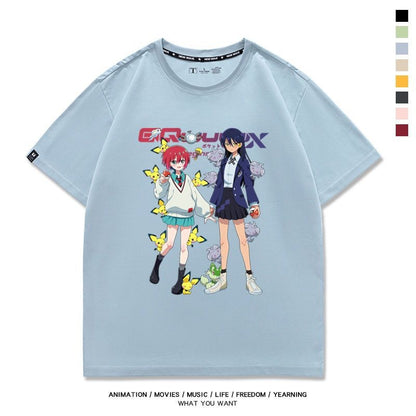 絶対欲しい  好感度UP  売れ筋   おすすめ プリントロゴ 半袖 Tシャツ-A2566