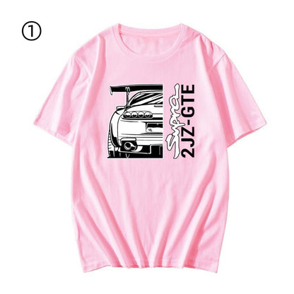 ファッション プリントロゴ 半袖 Tシャツ-A2403
