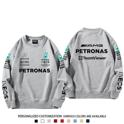 デザイン オシャレ カジュアル ダブルプリント 4色選択  男女兼用 スウェットE-12356