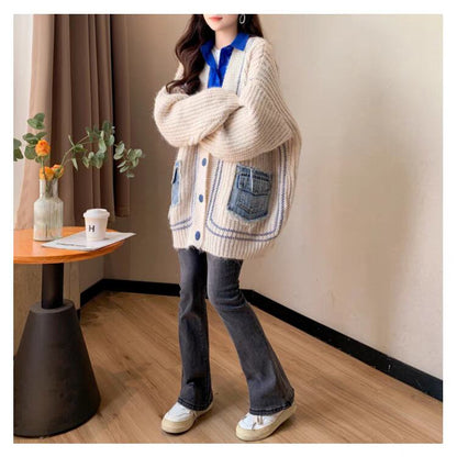 好感度UP 目を奪われる 流行新作 個性的なデザイン 2色選択 ニットトップスE-9721