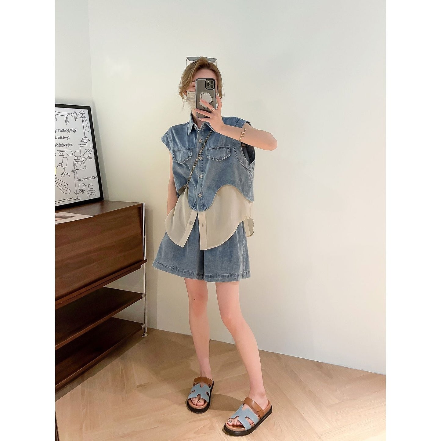 今季マストバイ ファッション 上品 半袖Ｔシャツⅹパンツセット <ins-6575>