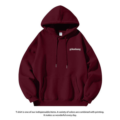 売れ筋 人気爆発中 ビッグロゴ 男女兼用 6色展開 フード付きパーカ ーE-12643