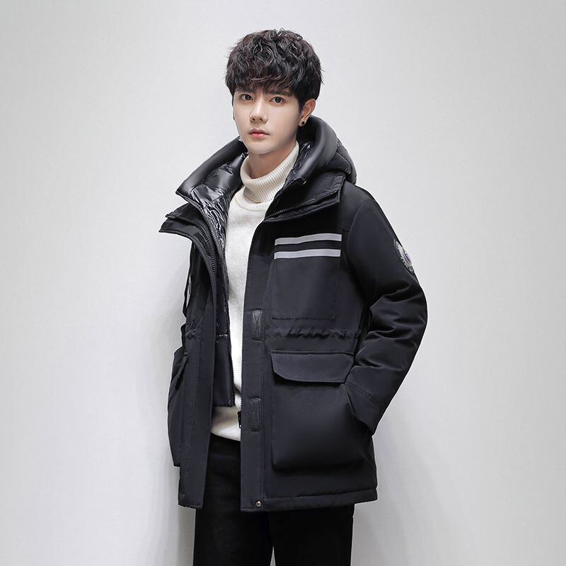 ファッション感満々 肌触り抜群 高見えデザイン 3色選択 ダウンジャケット E-9678