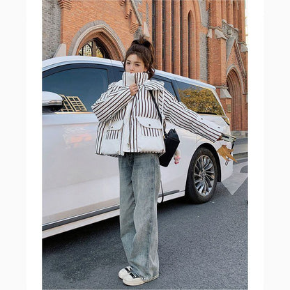 絶対流行 カジュアル 着心地良い キルティングダウンジャケット E-10062