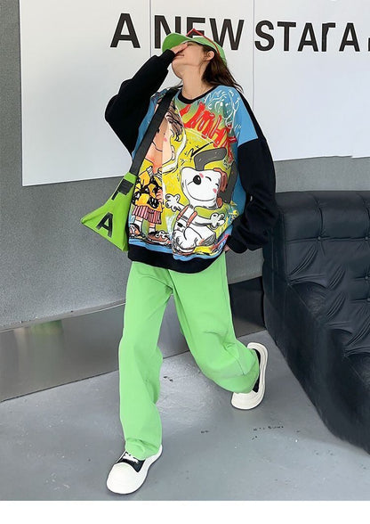 超人気 デザイン性抜群 絶対流行 スタイルアップ カジュアル プリント 4色選択 パーカーE-9381