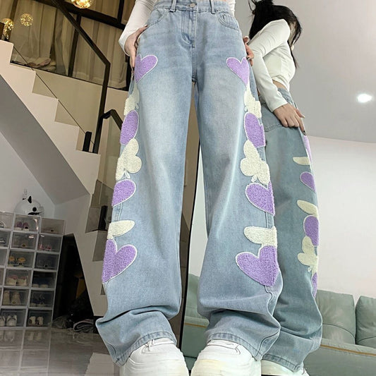 新商品 個性的なデザイン 話題沸騰中 着回し力抜群 デニム ワイドパンツE-9790