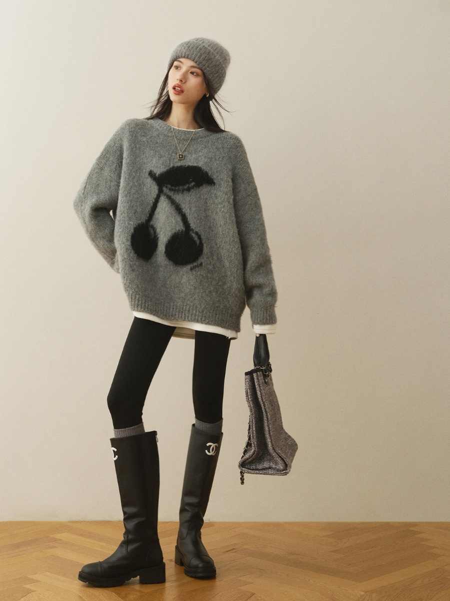 優しい雰囲気 着心地良い デザイン カジュアル スウェットE-10206