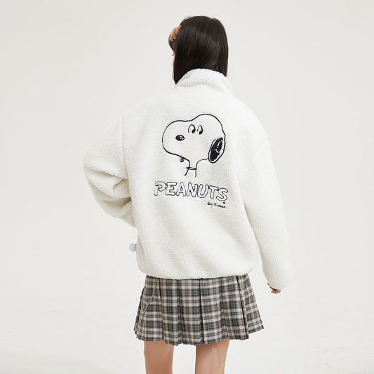 質感のいい 今季マストバイ 全2色 ニット ボアジャケット 男女兼用E-12769