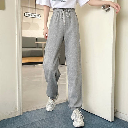 カジュアル 3色選択可 着心地抜群 ハイウエスト パンツ ボトムスE-3799