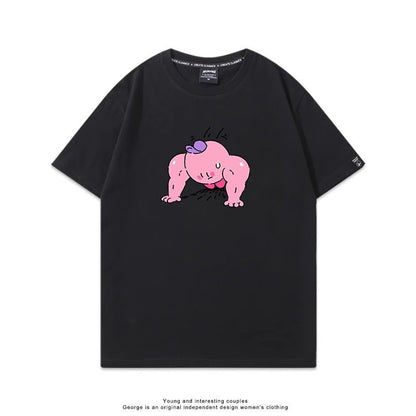 今季マストバイ 売れ筋   おすすめ プリントロゴ 半袖 Tシャツ-A2619