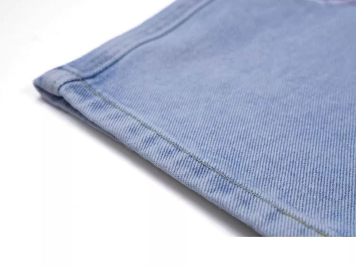 激安セール ファッション感満々 売り切れ必至 着回し力抜群 2色 デニム ワイドパンツE-12753