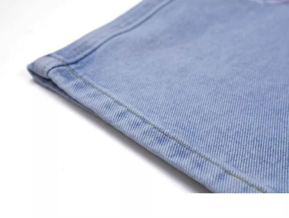 激安セール ファッション感満々 売り切れ必至 着回し力抜群 2色 デニム ワイドパンツE-12753