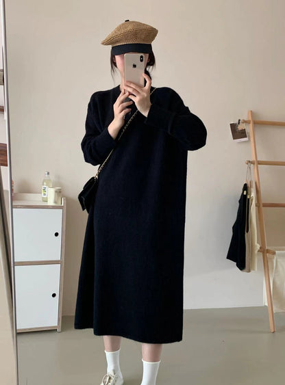 激安セール プラスベルベット ファッション 5色 長袖 ニット セーター E-10382