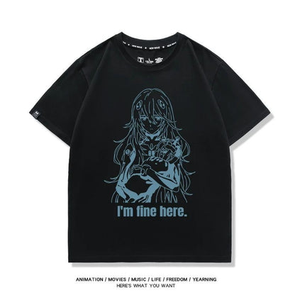 カジュアル  おすすめ プリントロゴ 半袖 Tシャツ-A2390