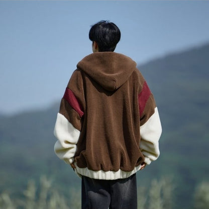 話題沸騰中 もこもこボア 3色展開 ジップアップパーカーE-12582