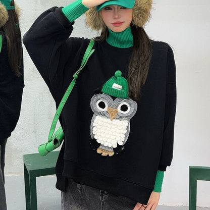 着回し力抜群　絶対流行  個性的なデザイン トレンドアイテム 2色選択 スウェットE-12316