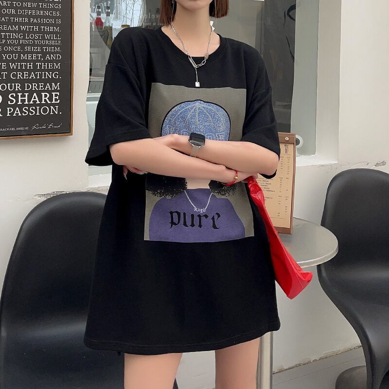 話題沸騰中 都市ファッショ 流行新作 オシャレ デザイン プリント全6色 半袖TシャツE-9108