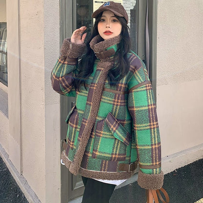 売り切れ必至 レトロ ファッション 知的 コート 3色 E-5585