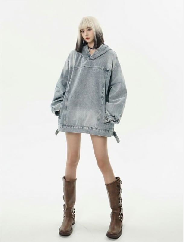 絶対流行 アバンギャルド 個性派 パーカーE-6358