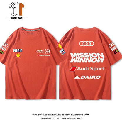 今季マストバイ　カジュアル 売り切れ必至 おすすめ プリントロゴ 半袖 Tシャツ-A2406