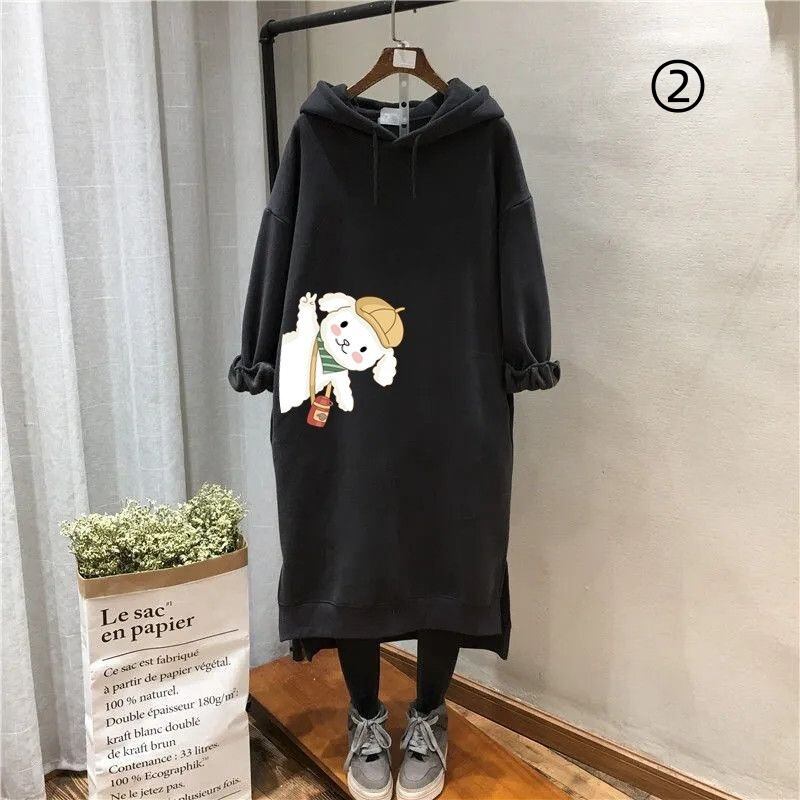 【裹起毛】質感のいい ニット プラスベルベット長袖 セーター E-10224