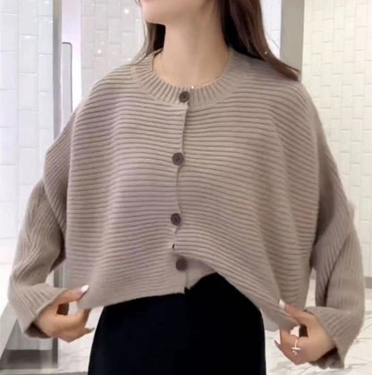 今季マストバイ 気質アップ 定番シンプル 8色選択 ニットトップスE-9607