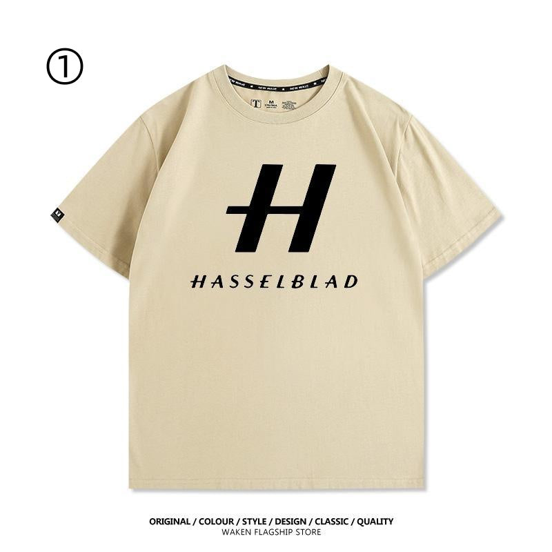 大人可愛い おすすめ プリントロゴ　半袖 Tシャツ-A2372