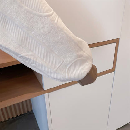 今季マストバイ トレンドアイテム 存在感抜群 アバンギャルド 切り替え 2色選択 パーカー トレーナー レディース フード付き カーディガン E-9551