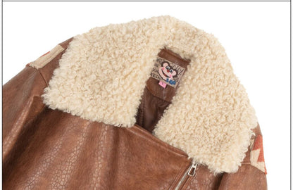 絶対流行 アバンギャルド おしゃれ度高め 切り替え 上品 Pu レザーコットンコート E-9883