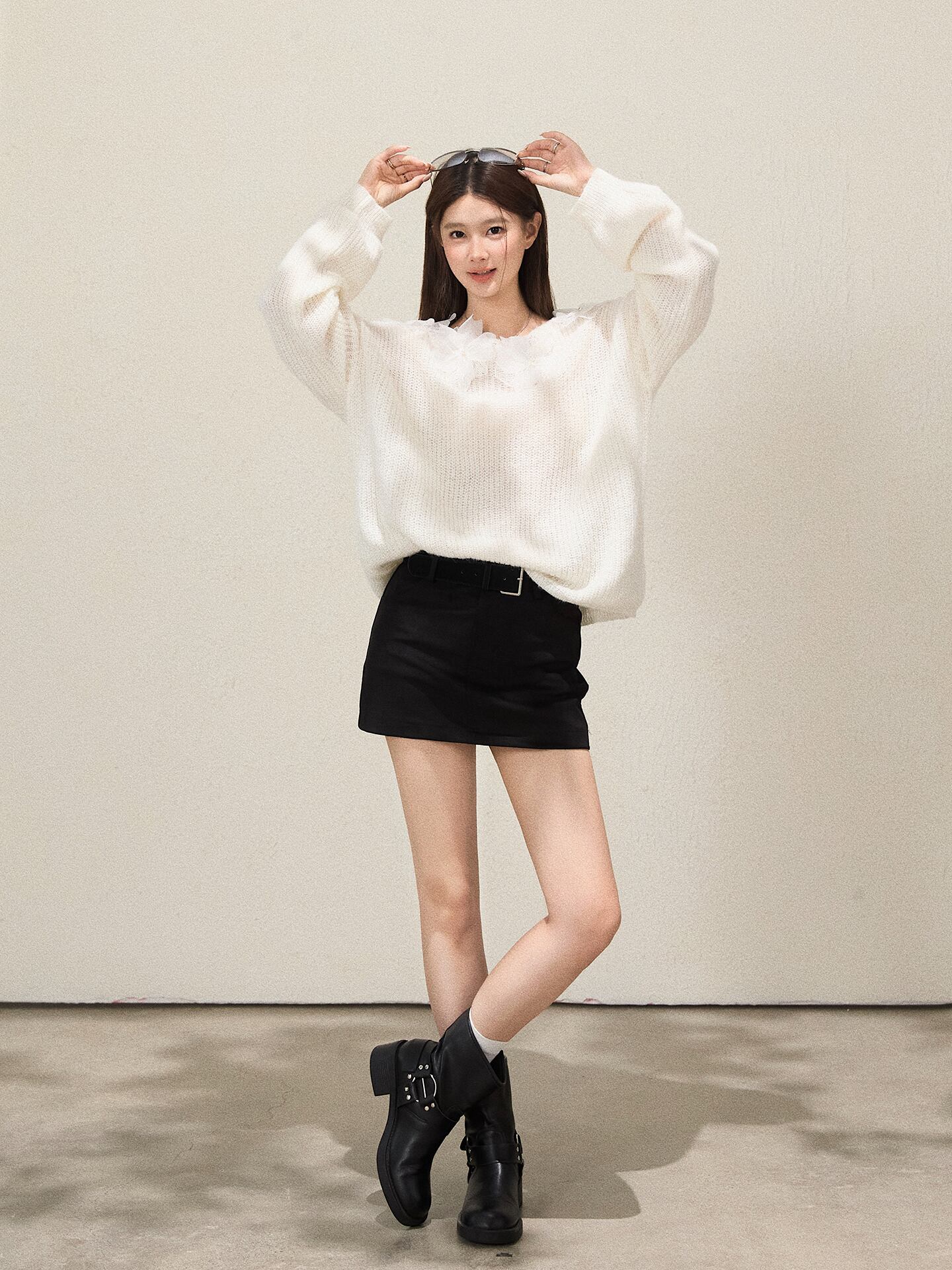 早い者勝ち 絶対欲しい 個性的なデザイン トレンドアイテム 2色選択 ニットセーター E-12191