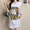 真夏も快適 着心地良い ファッション感満々 プリント全4色 ノースリーブ Tシャツ カットソーE-9161
