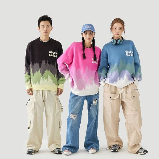 早い者勝ち ファッション 売れ筋   男女兼用 3色展開 ニット セーター E-12822