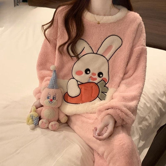 柔らかな肌触りで着心地も楽ちん！ パジャマ 取り入れたい 上下セットE-10338