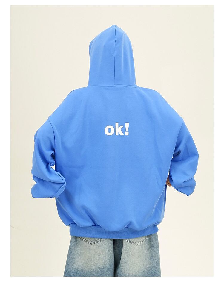 【裏起毛】都市ファッショ デザイン オシャレ ファッション感満々 カジュアル プリント2色選択 パーカーE-10612