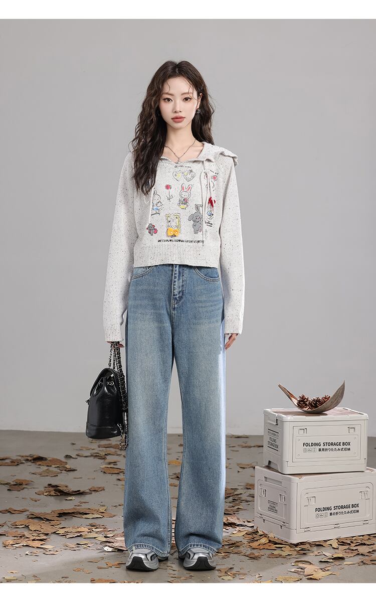 都市ファッショ オシャレデザイン 可愛い  スウェットiEf-10194