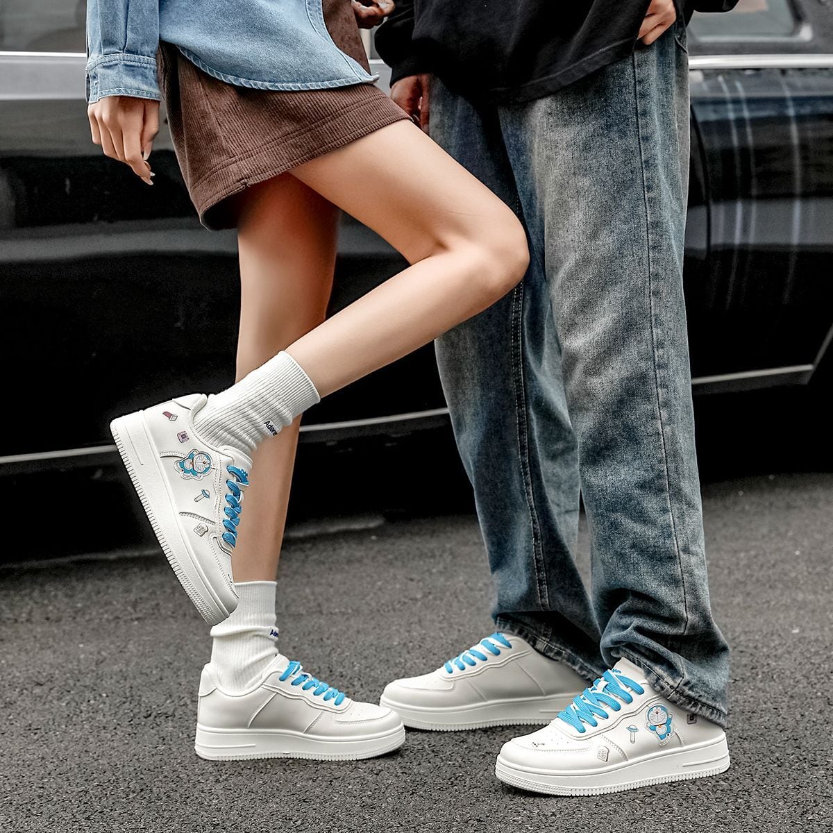 超人気 ユニセックス カジュアル ペアコーデ  ローカットスニーカー E-12625