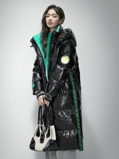 取り入れたい スタイルアップ ファッション フード付きジッパーコート E-10317