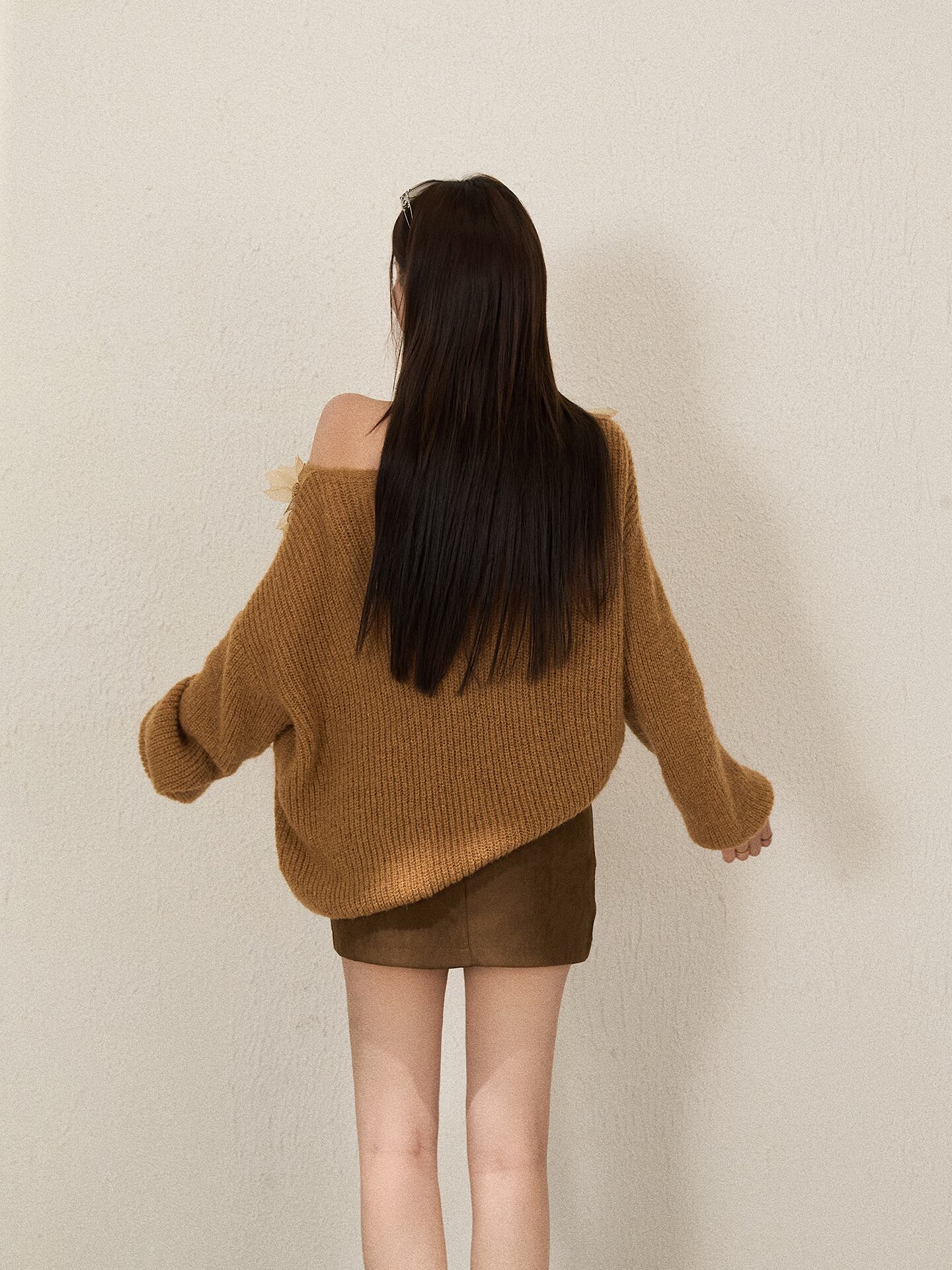 早い者勝ち 絶対欲しい 個性的なデザイン トレンドアイテム 2色選択 ニットセーター E-12191