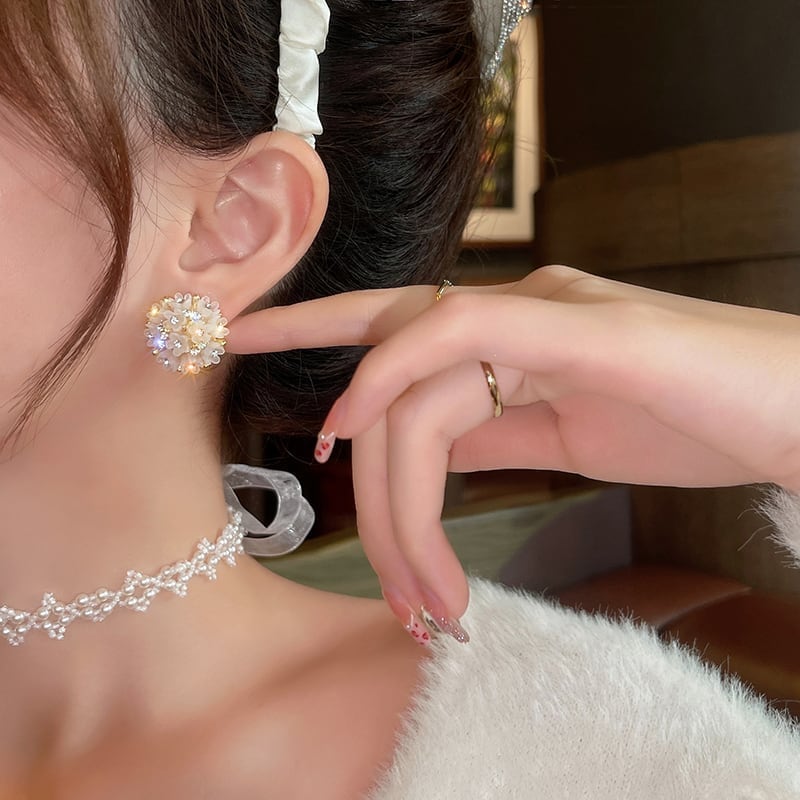 ファッション 美人度アップ チャーミング ピアス アクセサリー＜ins-3229＞