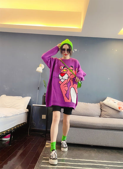 絶対流行  個性派 上質セーターE-5809