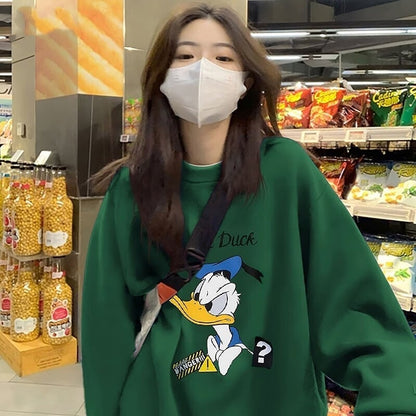 質感のいい   プリントグリーンスウェットE-4184