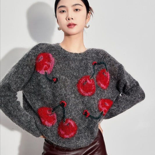 柔らかくて優しい印象 キュート ファッション カジュアル スウェットE-10189