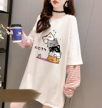 今季マストバイ  カジュアル ファッション スウィートTシャツ<ins-6507>