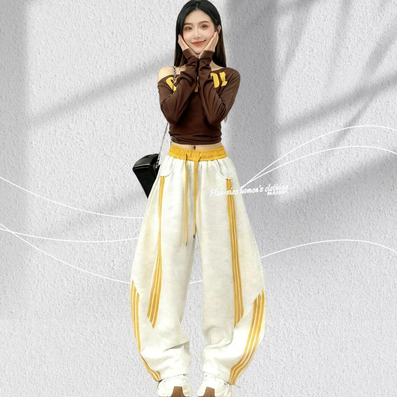 定番シンプル 絶対欲しい 切り替え 個性的なデザイン 5色選択 スポーツスウェットパンツE-12477