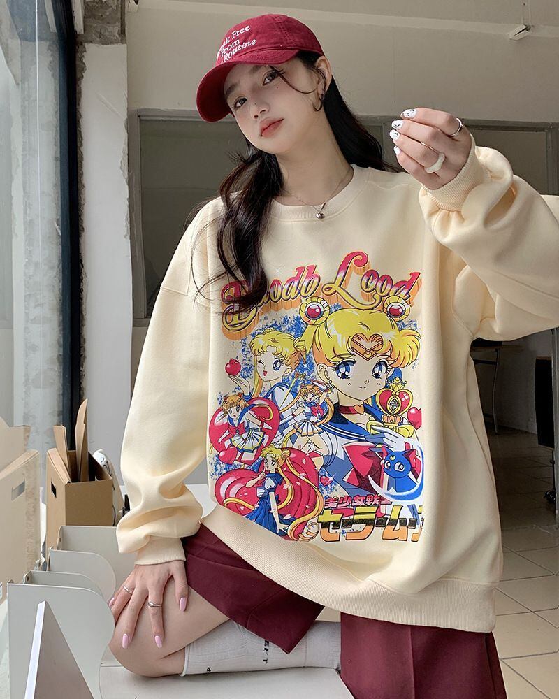 絶対欲しい 大人可愛い おしゃれ度高め 着心地良い カジュアル 4色選択 スウェットE-9341