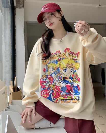 絶対欲しい 大人可愛い おしゃれ度高め 着心地良い カジュアル 4色選択 スウェットE-9341