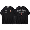 男女兼用 カジュアル プリント 半袖 Tシャツ E-13258