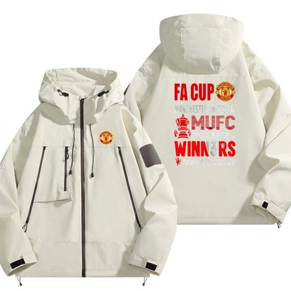 着回し力抜群  防寒  撥水加工 バックビッグロゴ 男女兼用 4色展開 マウンテンパーカー E-12876