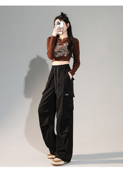 人気上昇中 プラスベルベット ファッション感満々 3色選択 ルーズストレートカジュアルパンツ E-9814