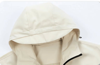 シンプル 防寒  撥水加工 バックビッグロゴ 男女兼用 3色展開 マウンテンパーカー E-12907